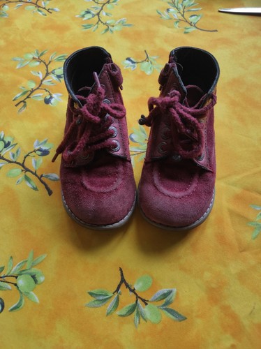 Chaussures kickers bordeaux - kickers,