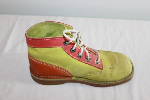 Vintage kickers cuir bicolore - kickers,